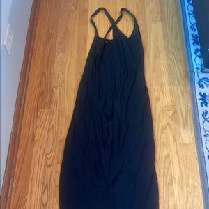 Rag and Bone Elegant Black Color Malibu Women's Maxi Dress